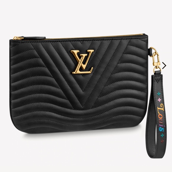 Louis Vuitton New Wave Zipped Pochette Wristlet - Picture 1 of 16